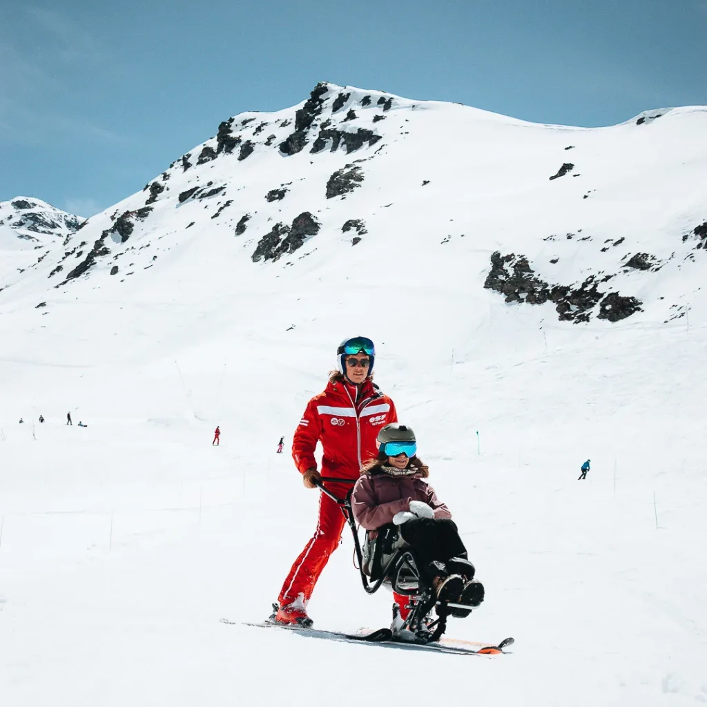 Sci a mano in Val Thorens