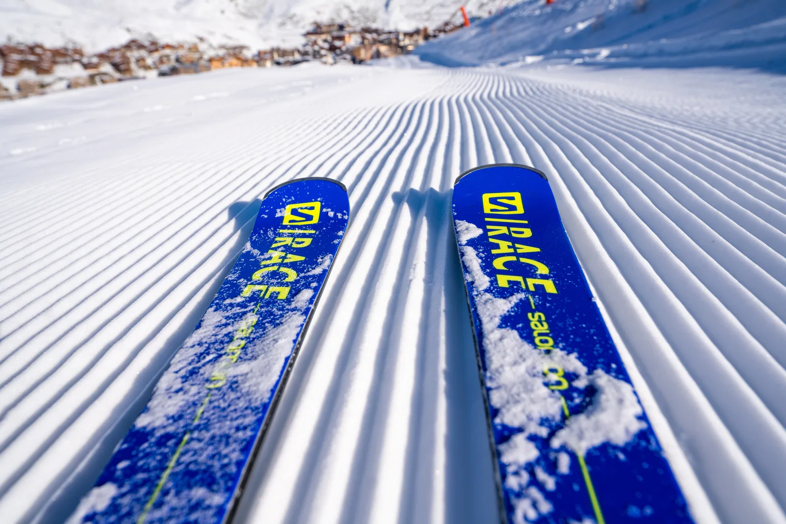 Esquiar en pistas acondicionadas