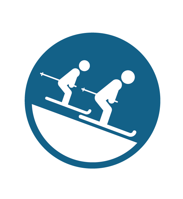 Skiers pictogram
