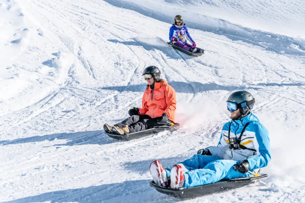 Cosmojet sled in Val Thorens