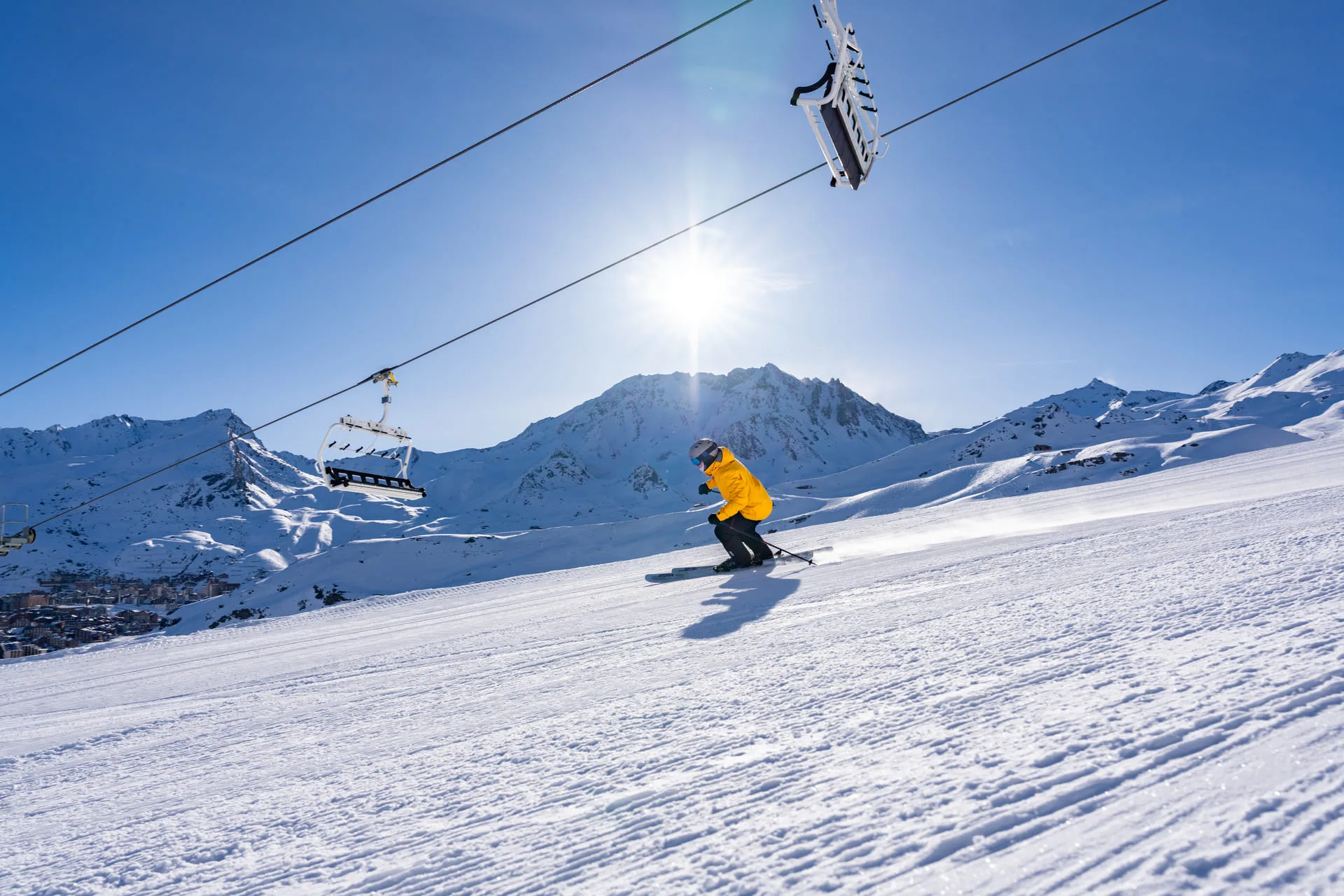 Skifahren im Boismint-Sektor