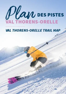 Kaart van de pistes Val Thorens-Orelle
