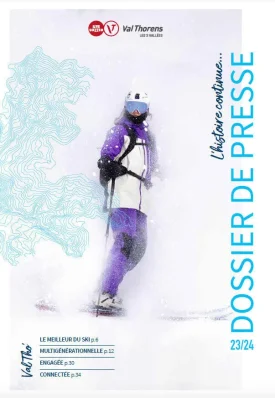 Cover of press kit FR winter 23 24