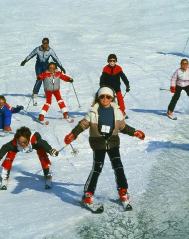 Skifahren 70er Jahre