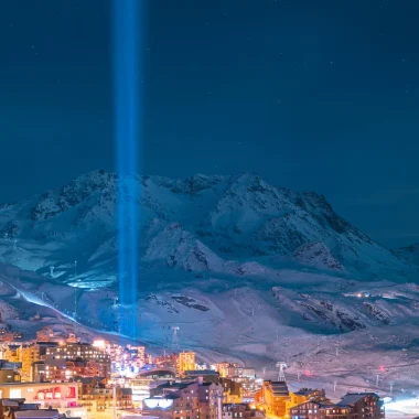 The night at Val Thorens