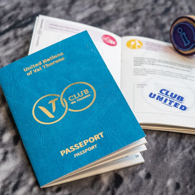 Pasaporte del club Val Thorens