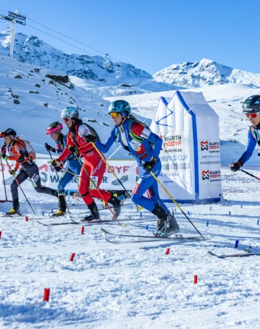 Start of the Ski Mountaineering World Cup