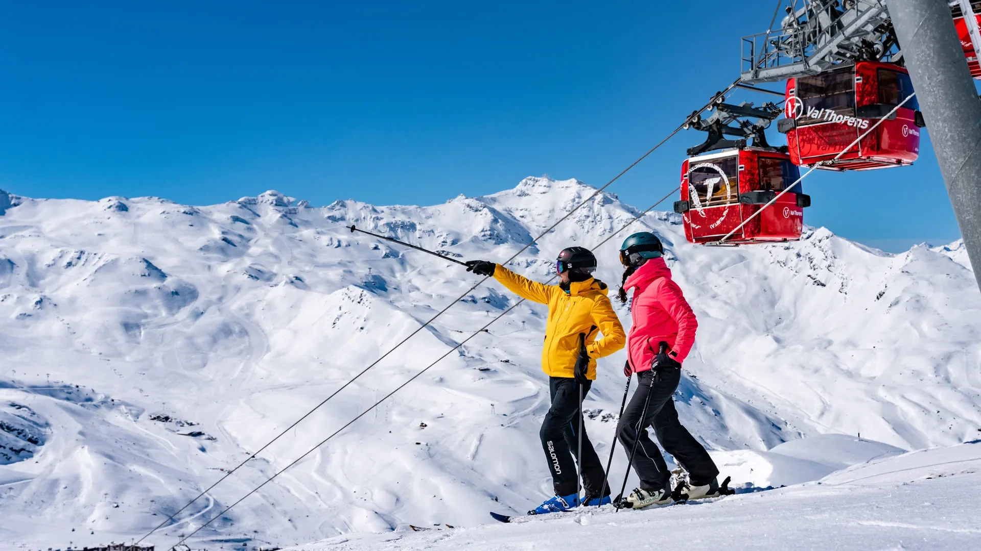 The Val Thorens Ski Area : A skier's paradise