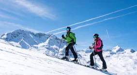 Ski touring at Val Thorens