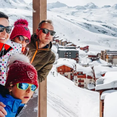 Familie bei Val Thorens