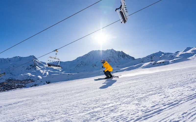 Skifahren im Boismint-Sektor