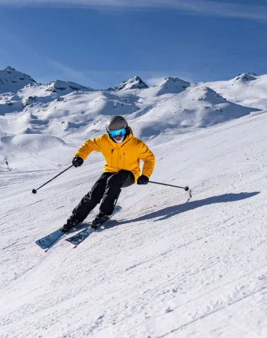 Ski slopes of the chalets